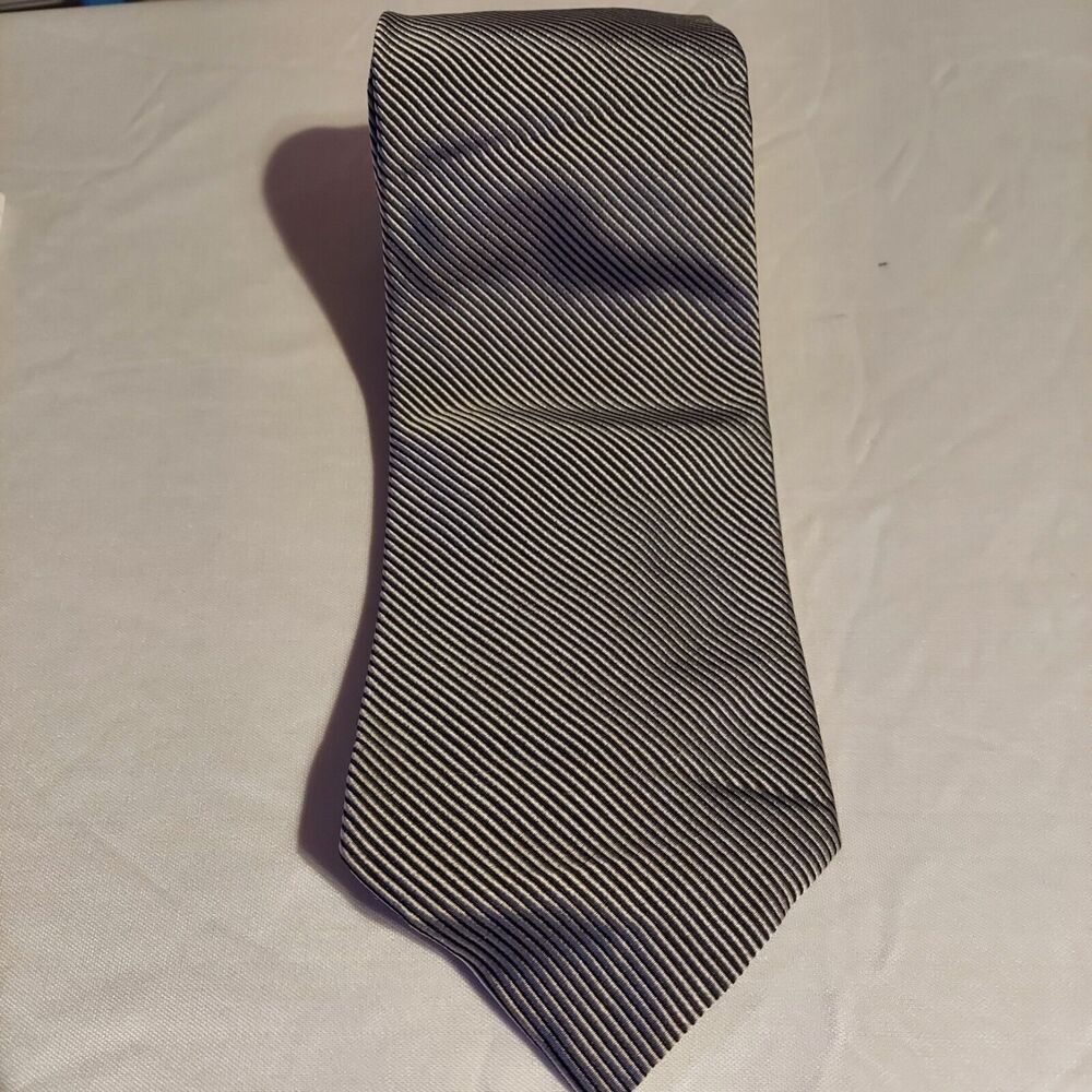 Express Design Studio Necktie Gray Stiped